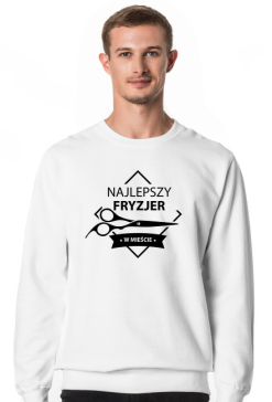 Bluza męska jasna - Najlepszy fryzjer w mieście