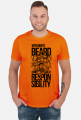 Koszulka z wikingiem - With great beard comes great responsibility