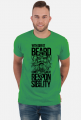 Koszulka z wikingiem - With great beard comes great responsibility