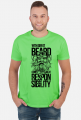 Koszulka z wikingiem - With great beard comes great responsibility