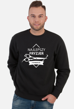 Bluza męska ciemna - Najlepszy fryzjer w mieście