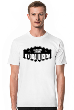 Koszulka męska jasna - Zaufaj mi jestem hydraulikiem