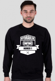 Bluza męska ciemna - Hydraulik numer 1