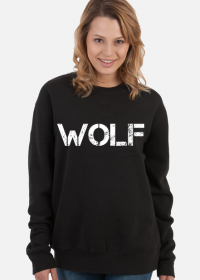 Bluza bez kaptura "WOLF" damska
