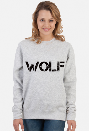 Bluza bez kaptura "WOLF" damska