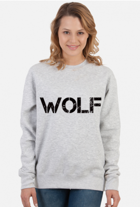 Bluza bez kaptura "WOLF" damska
