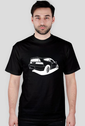 Honda CRX White FastOutline