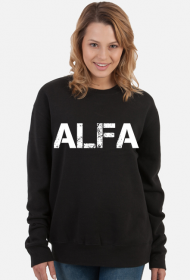 Bluza bez kaptura "ALFA" damska