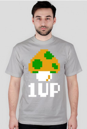 1UP - T-shirt męski (różne kolory) [Mario]