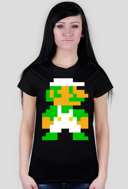 LUIGI - T-shirt damski (różne kolory) [Mario]