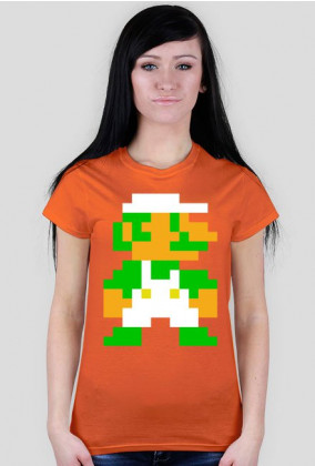 LUIGI - T-shirt damski (różne kolory) [Mario]