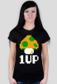 1UP - T-shirt damski (różne kolory) [Mario]