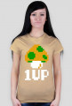 1UP - T-shirt damski (różne kolory) [Mario]