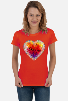 Koszulka "Serce - Joga"