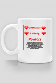 Kubek 30 Uciśnięć 2 Wdechy Powtórz