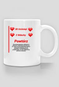 Kubek 30 Uciśnięć 2 Wdechy Powtórz