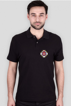 Koszulka "POLO" Związek ZOSP (Czarna)