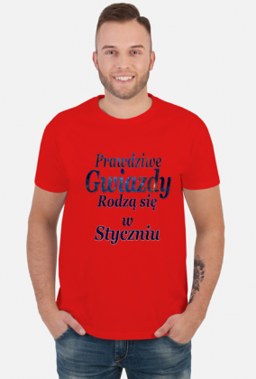 Koszulka "prawdziwe gwiazdy" styczeń