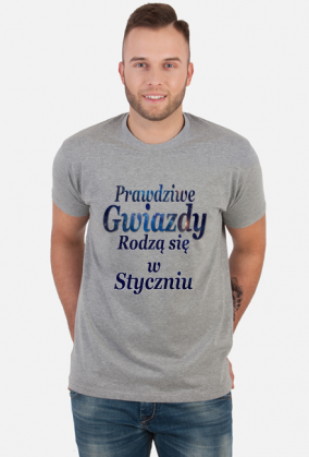 Koszulka "prawdziwe gwiazdy" styczeń