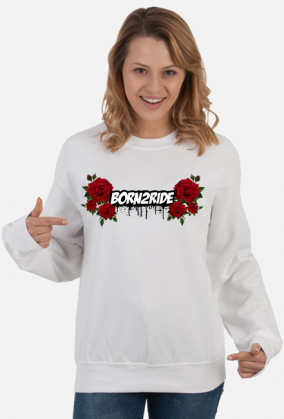 Bluza Born2RiDE róże