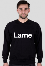 Lame - czarna bluza