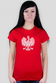 Koszulka damska Polska Orzeł w koronie