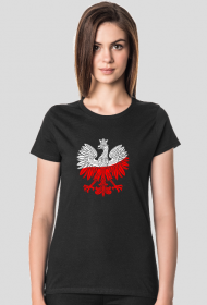 Koszulka damska Orzeł biało-czerwony