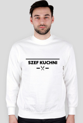 Bluza męska jasna - Szef kuchni