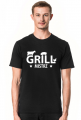Koszulka męska ciemna - Grill mistrz