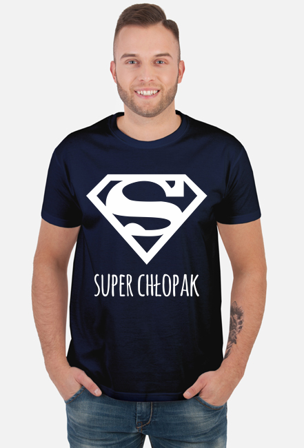 Super Chłopak - koszulka z nadrukiem