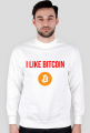 Bluza męska bez kaptura Bitcoin
