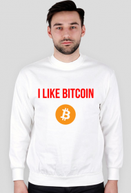Bluza męska bez kaptura Bitcoin