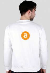 Bluza męska bez kaptura Bitcoin