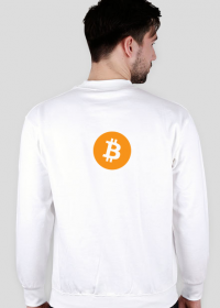 Bluza męska bez kaptura Bitcoin