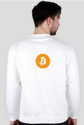 Bluza męska bez kaptura Bitcoin