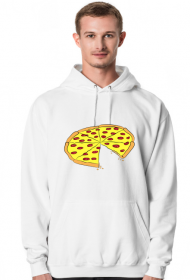 Zestaw bluz dla pary. Bluza męska z kapturem