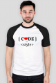 Koszulka męska code with style