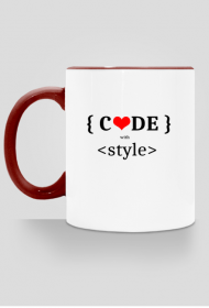 Kubek kolorowy code with style