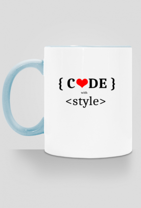Kubek kolorowy code with style
