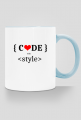 Kubek kolorowy code with style