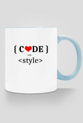 Kubek kolorowy code with style