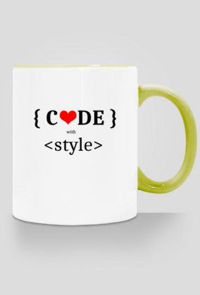 Kubek kolorowy code with style