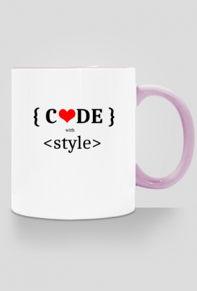 Kubek kolorowy code with style