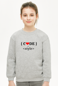 Bluza dziecięca code with style