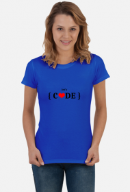 Koszulka damska let's code