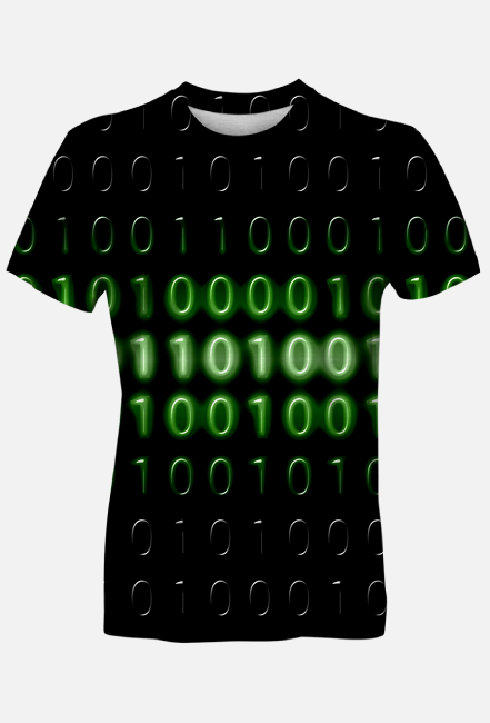 Koszulka męska binary code