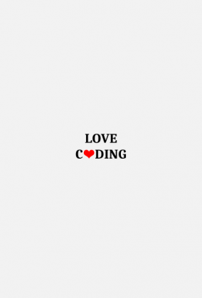 Koszulka damska love coding