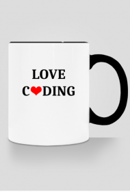 kubek kolorowy love coding