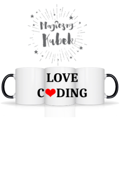 kubek magiczny love coding