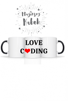kubek magiczny love coding